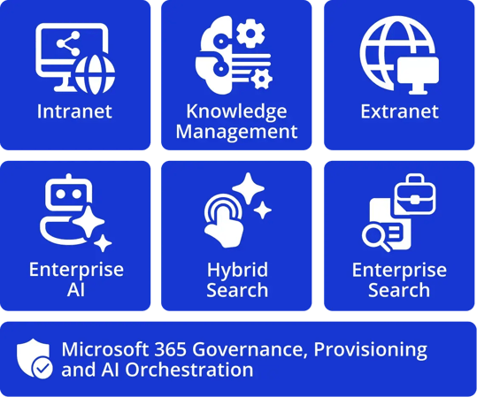 Atlas square infographic royal blue