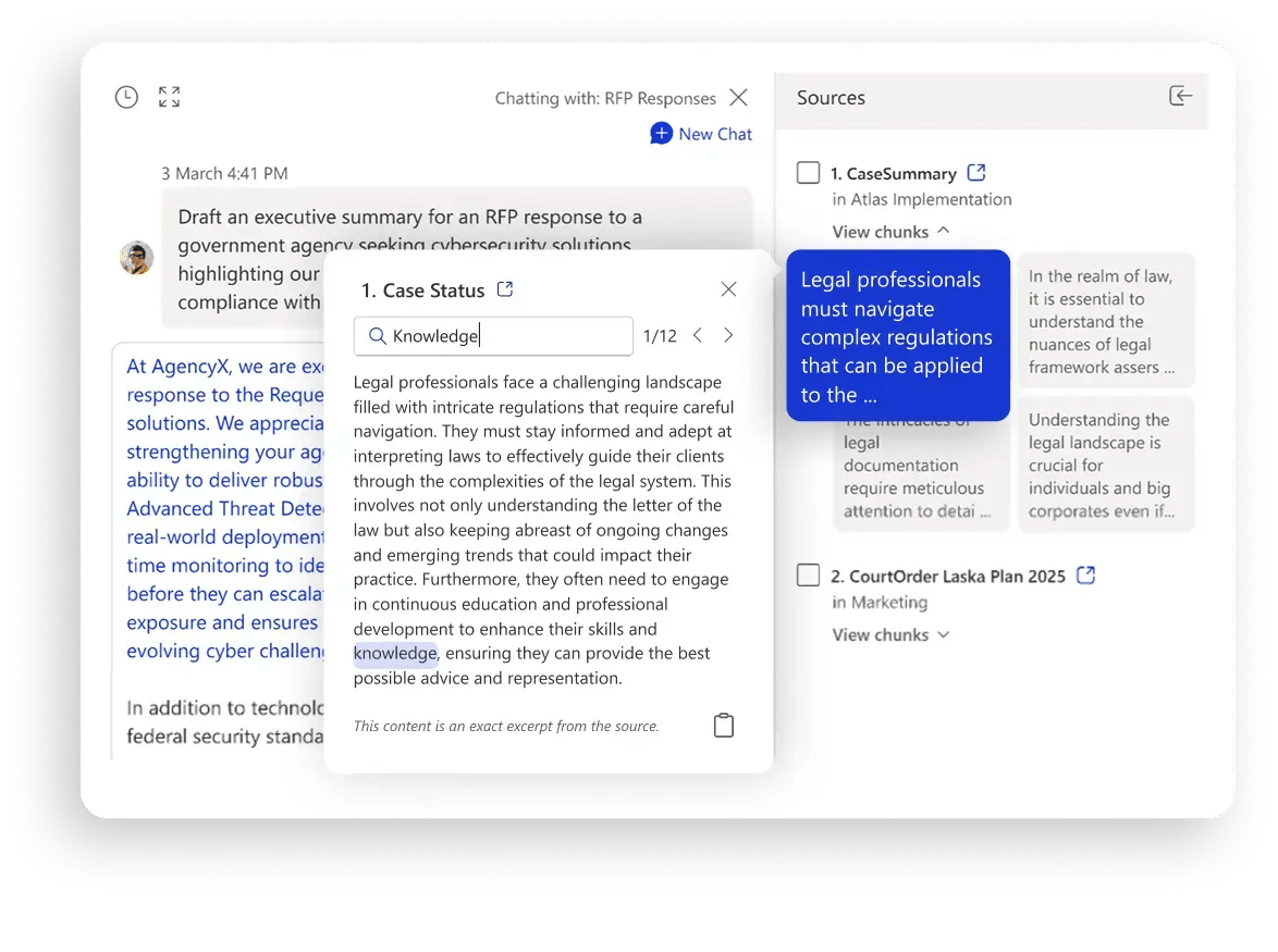 Ai Assistant new UI zoom citation