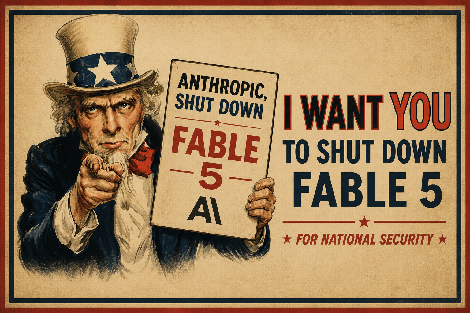 Uncle Sam: Anthropic - Shut down Fable 5